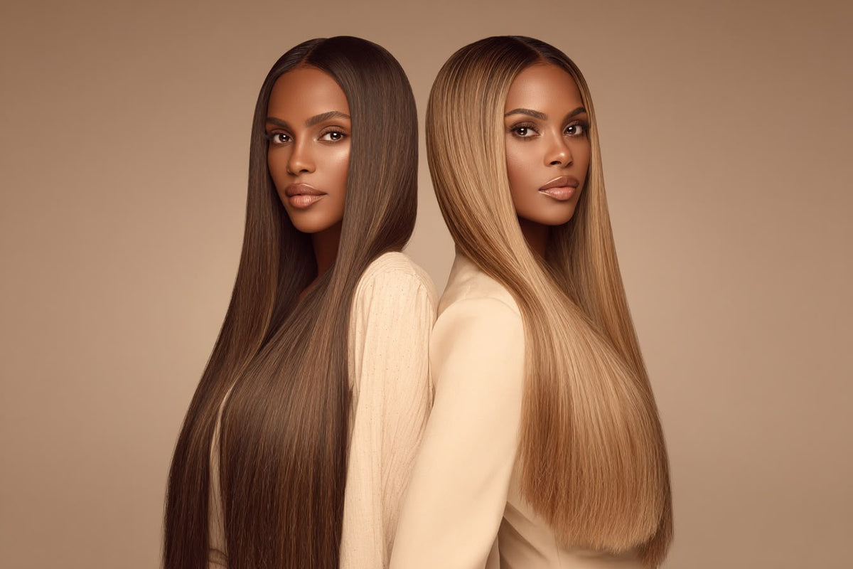 Premium Straight Hair Extensions | Natural Length & Volume