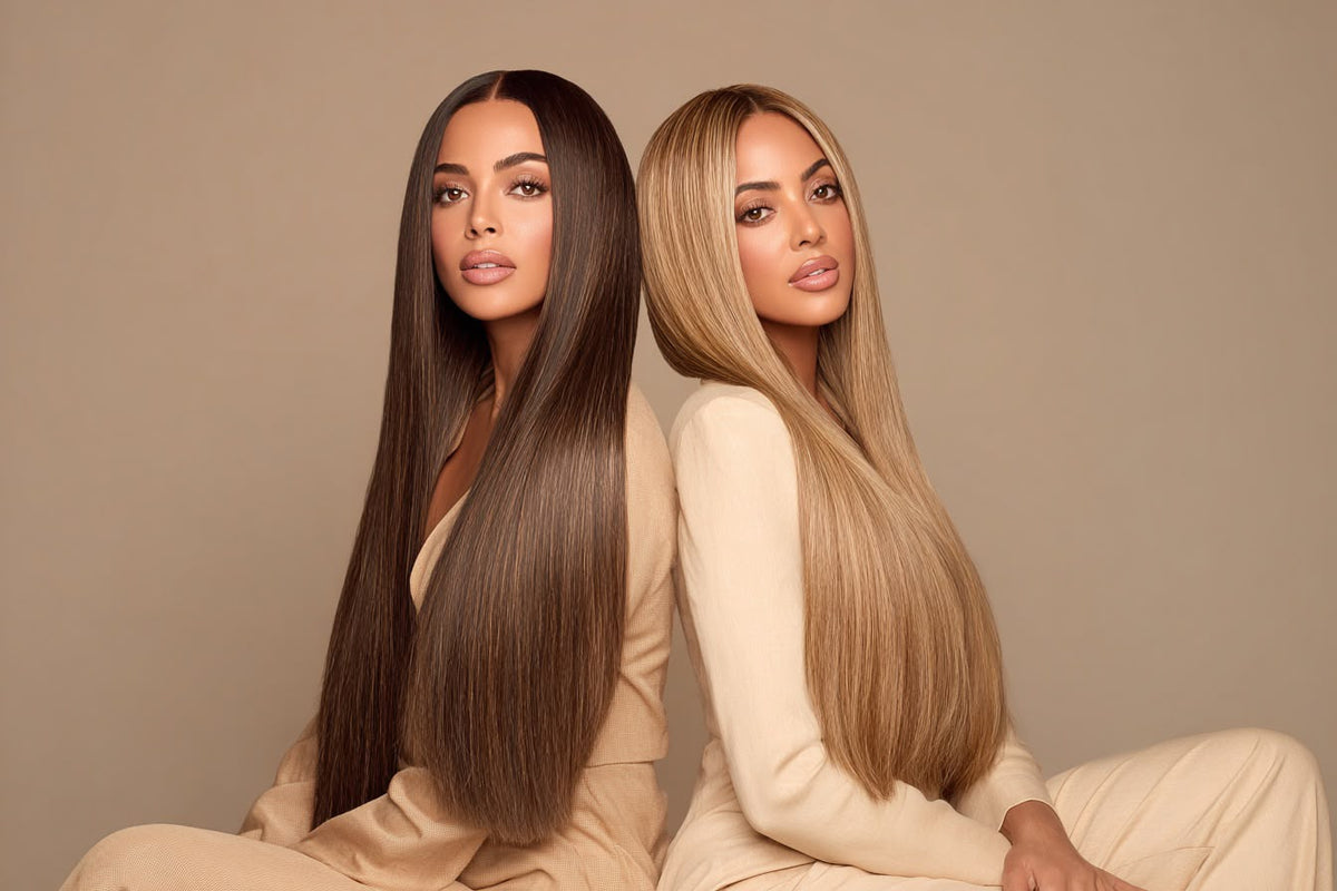 Premium Straight Hair Extensions | Natural Length & Volume